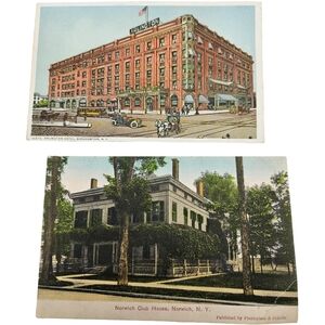 📬 Lot of 2 Vintage Unused Postcards NY USA